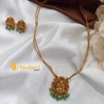 Lakshmi Double Ball Chain Short Neck Set