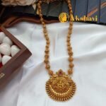 GanapathLakshmi Amla Ball Chain Short Neck Set - Image 4