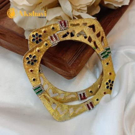 Fancy Square Bangles 2s
