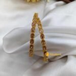 Champagne Oval Stone Bangles 2s - Image 2