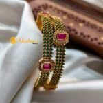 Cubic Pink Stone Bangles 2s - Image 2