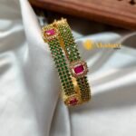 Cubic Pink Stone Bangles 2s
