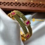 Cubic Pink Stone Bangles 2s - Image 3