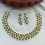 Star Flower Stone Short Neck Set