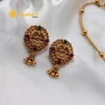 Lakshmi Round Pendant With Ball Chain Short Neck S - Image 3
