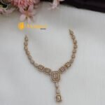 AD Cubic Stones Short Neck Set - Image 2