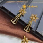 Visiri Short Neck Set Mehandi Polish - Image 2