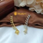 Leaf Ear Cuff Jhumkas - Image 2