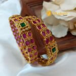 Antique Ruby Openable Bangles 2s - Image 2