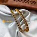 Fancy Black Stone Bangles 2s