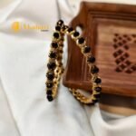 Black Beads Bangles