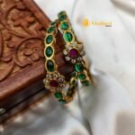 Antique Floral Oval Bangles