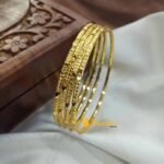 Fancy Gold Bangles 4s