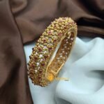 Floral Kada Matt Bangle 1s Screw Type