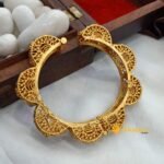 Sunflower Kada Matt Bangles Screw Type - Image 3
