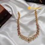 D Leaf  Designer Short Necklace - Image 2