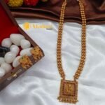 Lakshmi Cubic Pendant with 2 Layer Half Amla Mala