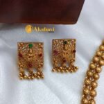 Lakshmi Cubic Pendant with 2 Layer Half Amla Mala - Image 2