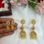 Antique Peacock Jhumka
