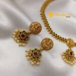 Lakshmi Traditional Atigai Short Neck Set - Image 3