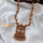 Lakshmi Maadam Pendant with Half Amla Mala Short N - Image 2