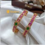 Ruby Cubic Bangles 2s