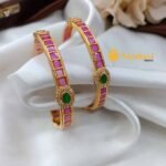 Ruby Cubic Bangles 2s - Image 2