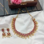 Antique Multi Cube Cut Short Neck Set - Image 4
