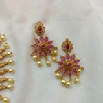 Antique Floral Mango Short Neck Set - Image 3
