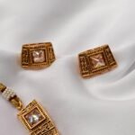 Honey Stone Cubecut Short Neck Set - Image 3