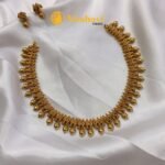 Antique Beautiful Gold Peacock Arumbu Short Neck S