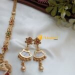 Marbel Kundan Long Neck Set - Image 2