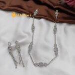 AD Designer Short Neck Set Silver Polish