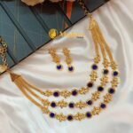 Beautiful 3 Layer Kerala Palaki Short Neck Set