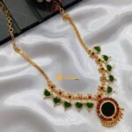 Kerala Leaf Short Necklace 5s - Image 2