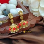 Coral Lakshmi Jhumka - Image 3