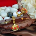 Coral Lakshmi Jhumka - Image 2