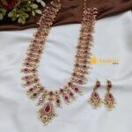 Thilak Leaf long Neck Set - Image 3