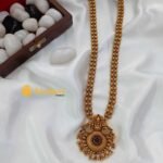 Lakshmi Peacock Long Neck Set - Image 3