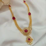 Micro polish Layer Ball Chain Short Neck Set - Image 2