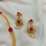 Micro polish Layer Ball Chain Short Neck Set - Image 3