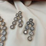 AD Two Tone Polish 2 Layer Short Neck Set - Image 2