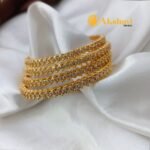 White Stone Bangles 4s