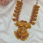 Antique Peacock  Mango Short Neck Set - Image 3
