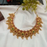 Antique Floral Short Neck Set - Image 3