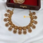 Peacock Floral Short Neck Set - Image 3