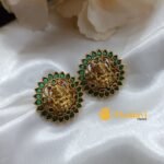Antique Lakshmi Earrings - Image 3