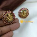 Antique Lakshmi Earrings - Image 2