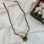 Cubic Manglasutra Short Neck Set