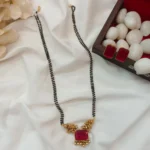 Cubic Manglasutra Short Neck Set - Image 3